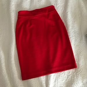 Red Pencil Skirt